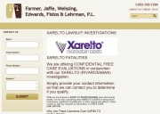 Ft. Lauderdale Xarelto Lawyers - Farmer, Jaffe, Weissing, Edwards, Fistos & Lehrman, P.L.